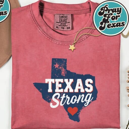 Texas Strong Hill Country Pray For Texas Shirt - Image 8
