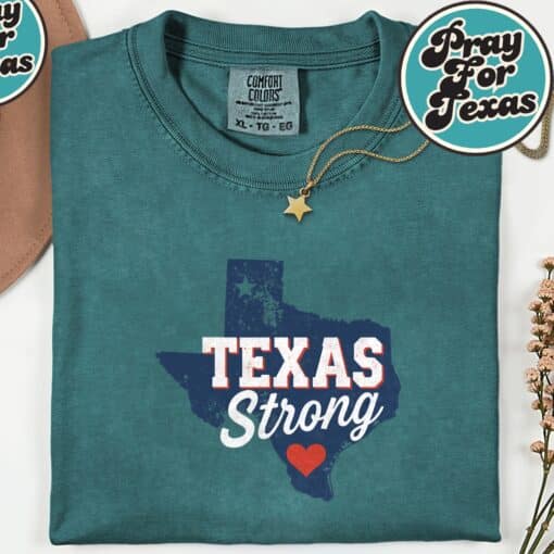 Texas Strong Hill Country Pray For Texas Shirt - Image 4