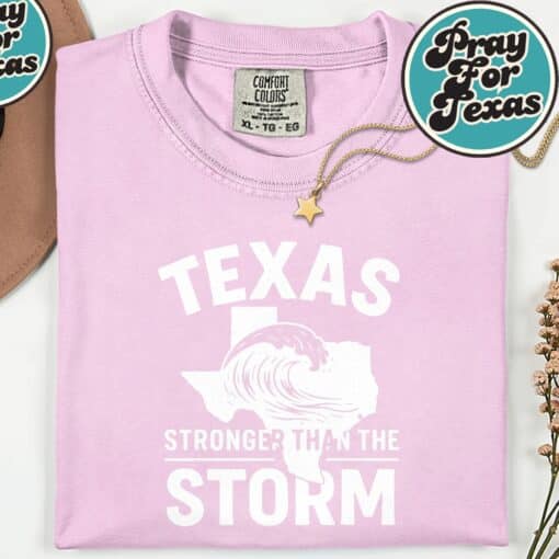 Texas Strong Hill Country Strong Pray For Texas T-Shirt - Image 2
