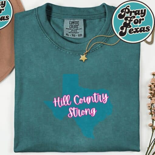 Country Hill Strong- Texas T-Shirt - Image 5