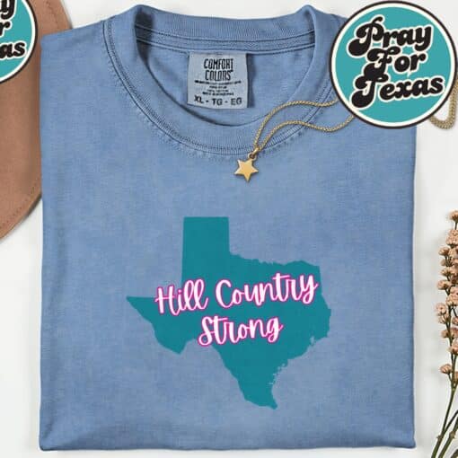 Country Hill Strong- Texas T-Shirt - Image 6