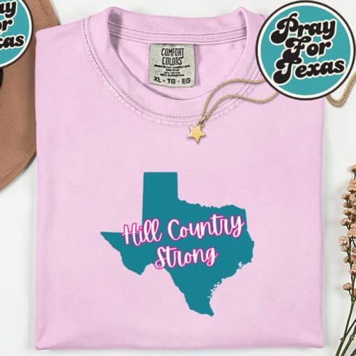 Country Hill Strong- Texas T-Shirt - Image 7