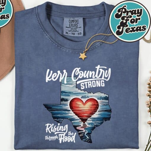 For Texas Hill Country Strong Pray For TexasShirt - Image 4