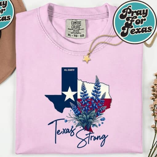 For The Love For Pray For Texas Shirt - Image 3