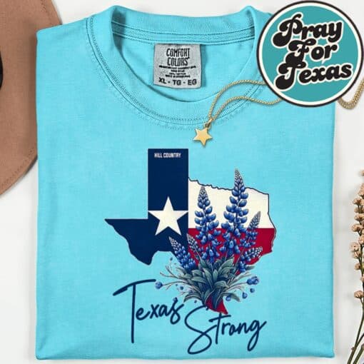 For The Love For Pray For Texas Shirt - Image 4