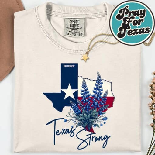 For The Love For Pray For Texas Shirt - Image 5