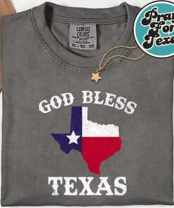 God Bless Texas T Shirt 3
