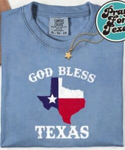 God Bless Texas T Shirt 6