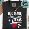 God Made Jesus Saved Texas T Shirt 2