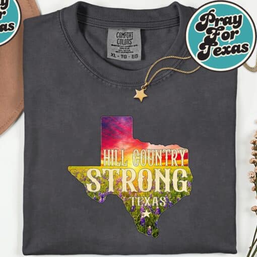 Hill Country Strong Funny Texas T-Shirt - Image 2