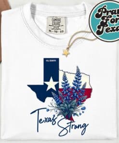 Hill Country Strong Pray For Texas Shirt 9