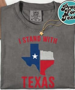I Stand With Texas 2025 T Shirt 3