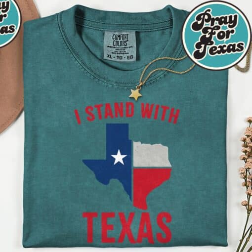 I Stand With Texas 2025 T-Shirt - Image 6