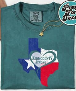 Kerr County Strong Texas Pray For Texas T Shirt 5