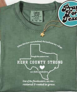 Kerr County Strong Texas T Shirt 10