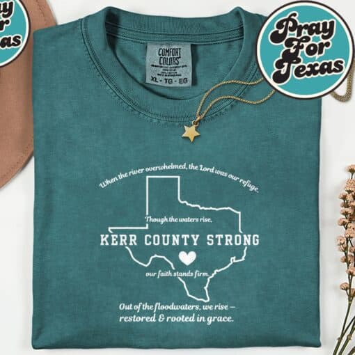 Kerr County Strong Texas T-Shirt - Image 5