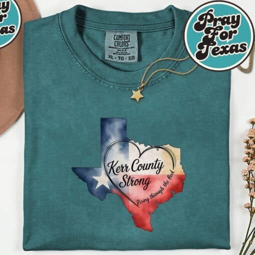 Kerrville Strong Kerr County Strong Texas Strong Support T-Shirt - Image 3