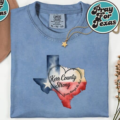 Kerrville Strong Kerr County Strong Texas Strong Support T-Shirt - Image 4