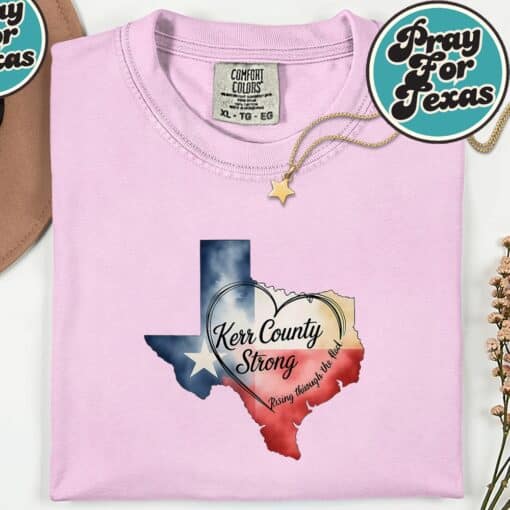 Kerrville Strong Kerr County Strong Texas Strong Support T-Shirt - Image 5