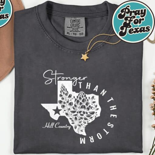 Pray For Texas Camp Mystic Flood T-Shirt - Image 3