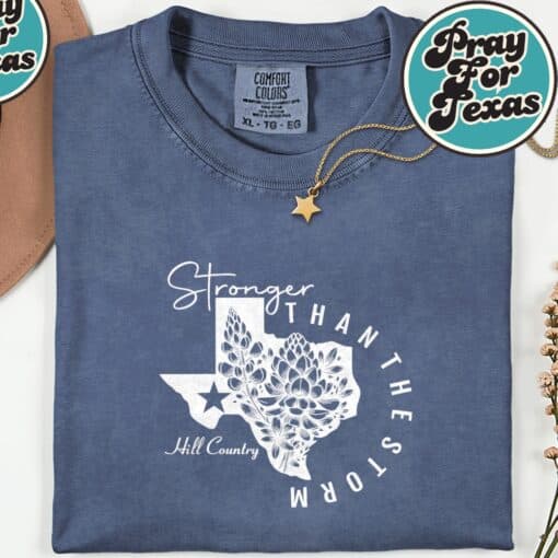 Pray For Texas Camp Mystic Flood T-Shirt - Image 4