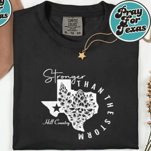 Pray For Texas Camp Mystic Flood T-Shirt - Image 7