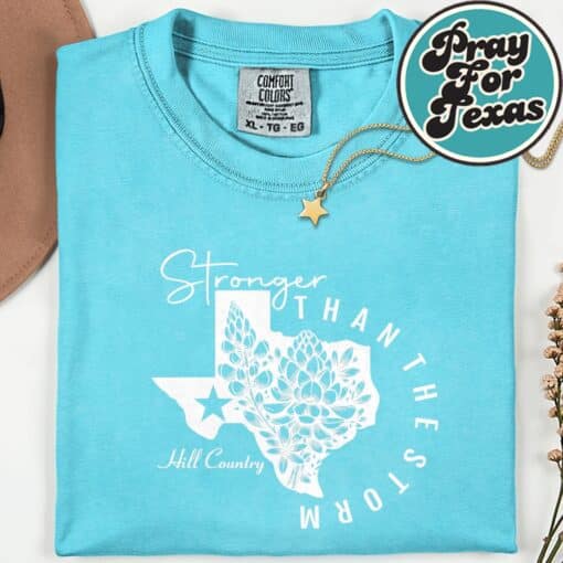 Pray For Texas Camp Mystic Flood T-Shirt - Image 8