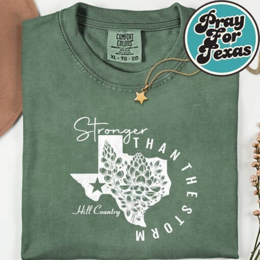 Pray For Texas Camp Mystic Flood T-Shirt - Image 9
