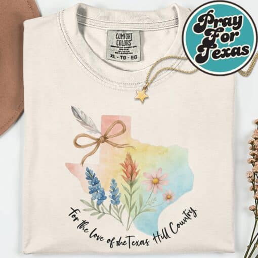 Pray For Texas Hill Country 2025 Shirt - Image 8
