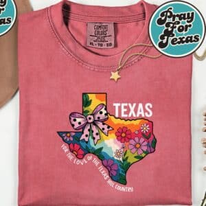 Pray For Texas Hill Country 2025 Texas Stronger Than Storm T Shirt 1