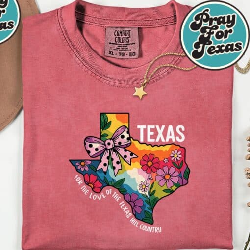 Pray For Texas Hill Country 2025 Texas Stronger Than Storm T-Shirt