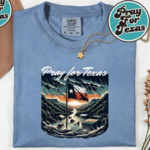 Pray For Texas Hill Country Shirt - Image 3