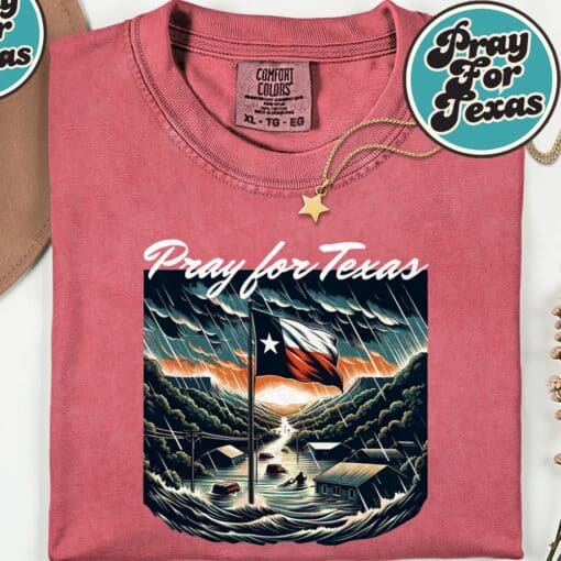 Pray For Texas Hill Country Shirt - Image 2