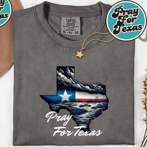 Pray For Texas Hill Country Support Shirt - Image 2