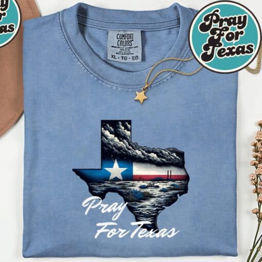 Pray For Texas Hill Country Support Shirt - Image 6