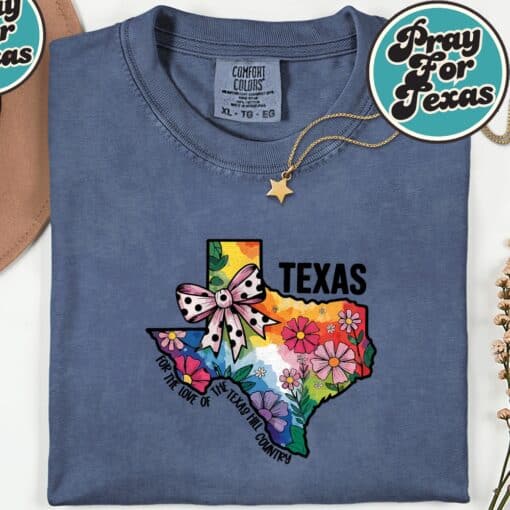 Pray For Texas Hill Country T-Shirt - Image 6