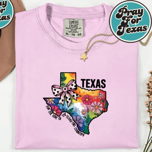 Pray For Texas Hill Country T-Shirt - Image 5