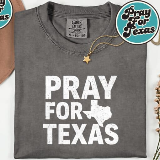Pray For Texas Texas Strong 2025 T-Shirt - Image 3