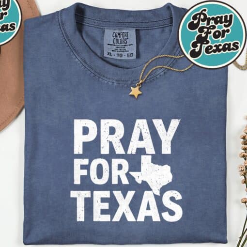 Pray For Texas Texas Strong 2025 T-Shirt - Image 5