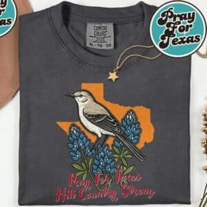 Pray for Texas Hill Country Bird Bluebonnet Stay Strong TX T-Shirt 22 Pray for Texas Hill Country Bird Bluebonnet Stay Strong TX T Shirt 1