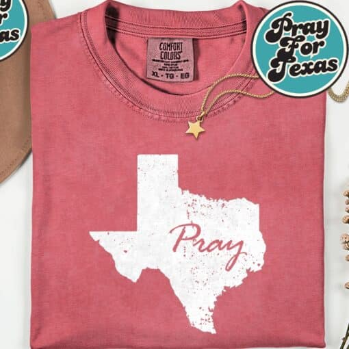 Pray for Texas T-Shirt - Image 3