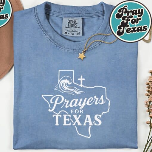 Prayers for Texas 2025 T-Shirt - Image 7