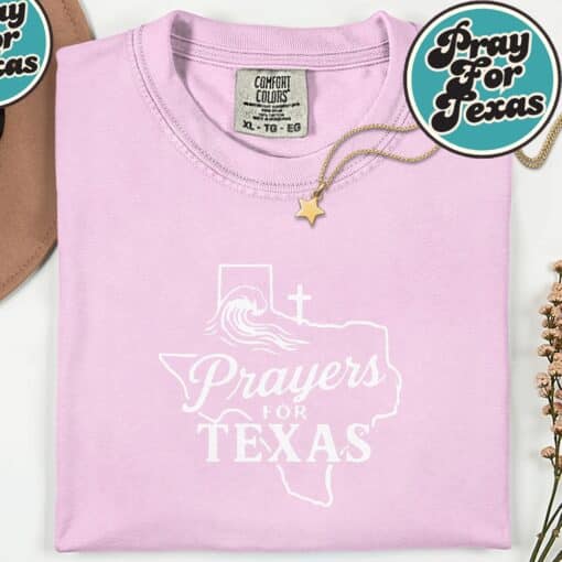 Prayers for Texas 2025 T-Shirt - Image 8