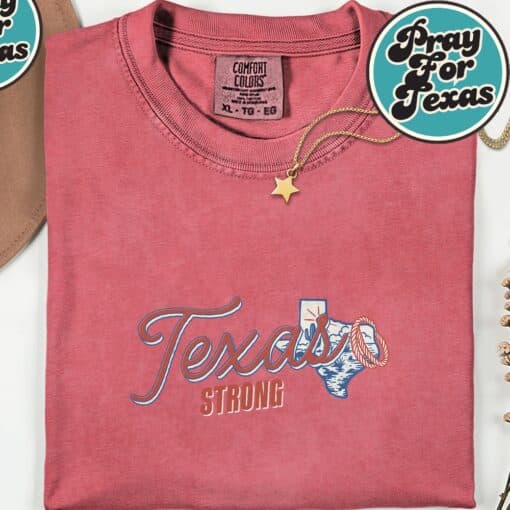 Stay Strong Pray for Texas Shirt - Image 2