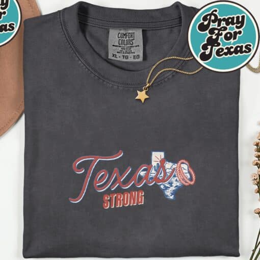 Stay Strong Pray for Texas Shirt - Image 4