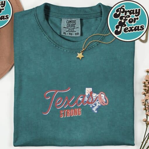 Stay Strong Pray for Texas Shirt - Image 6