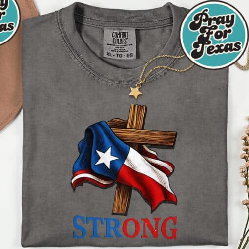 Strong Texas flag 2025 T-Shirt - Image 2