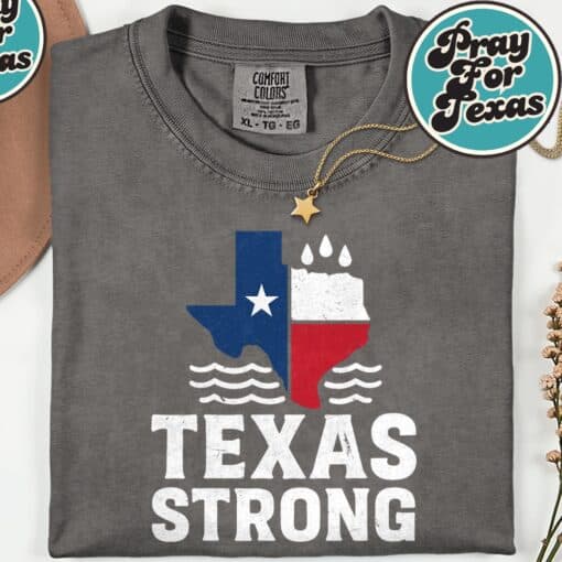 Support Texas Floods Strong T-Shirt - Image 2