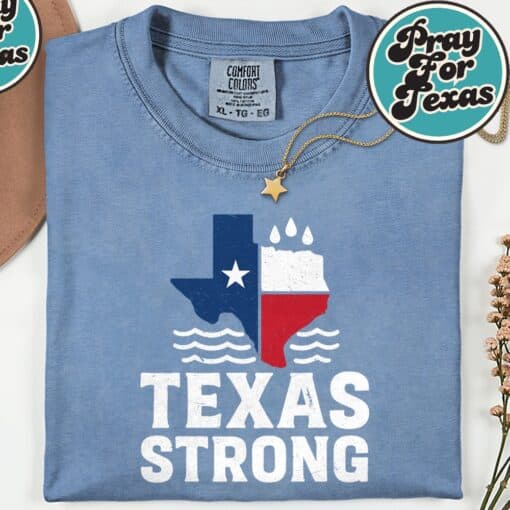 Support Texas Floods Strong T-Shirt - Image 6