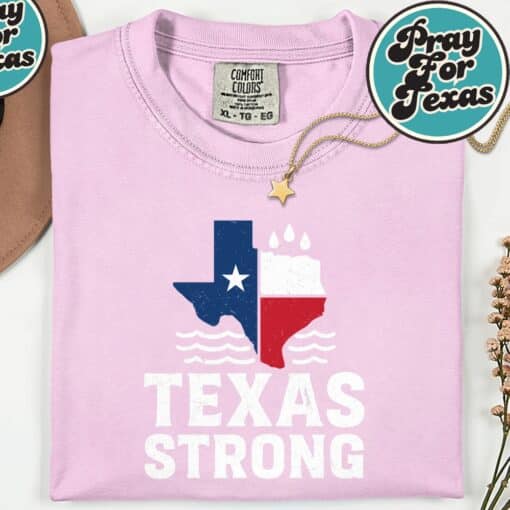 Support Texas Floods Strong T-Shirt - Image 7